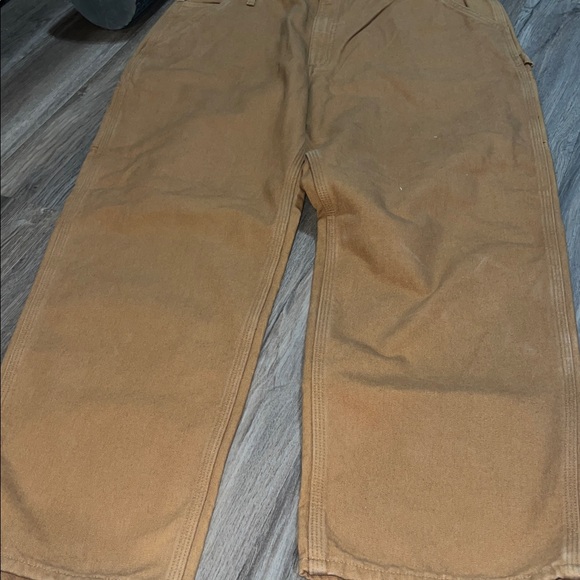 Carhartt Men's Tan Original Dungaree Pants Sz 42x30 nwt - Picture 5 of 6